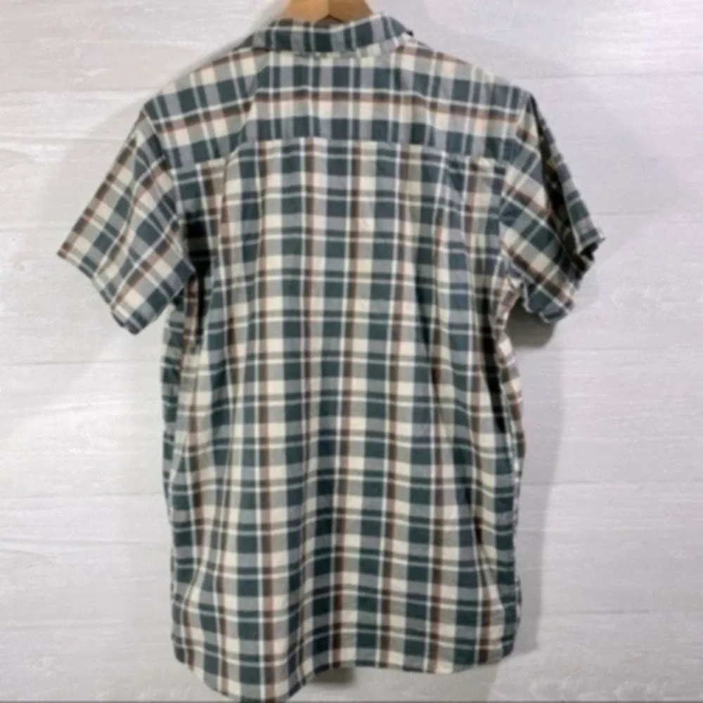 The North Face Mens Plaid Short Sleeve Size L